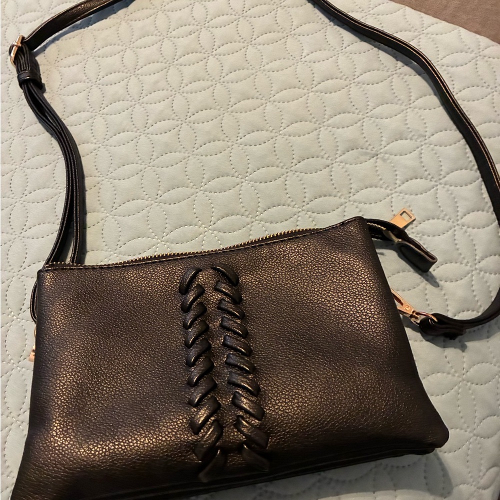 Elegant Black Crossbody Bag